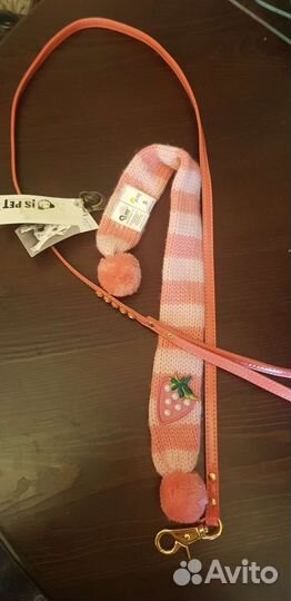 Поводок и шарфик для собачки