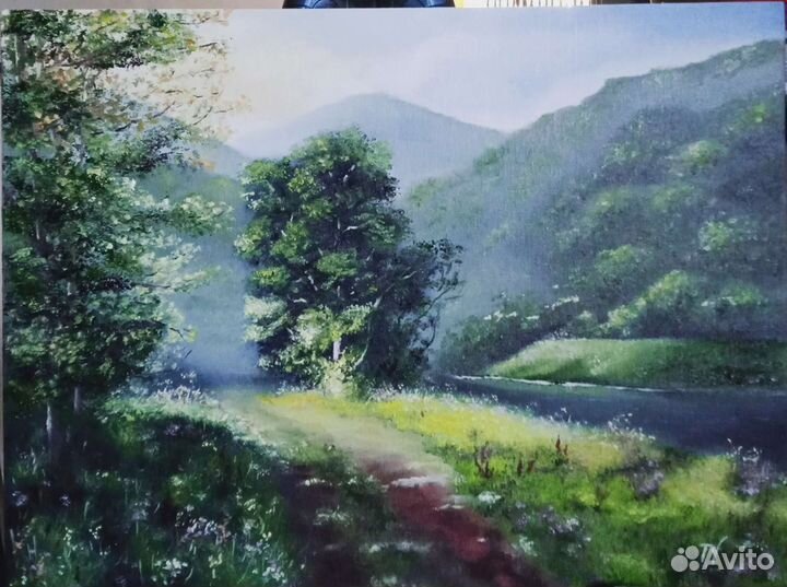 Картина маслом пейзаж