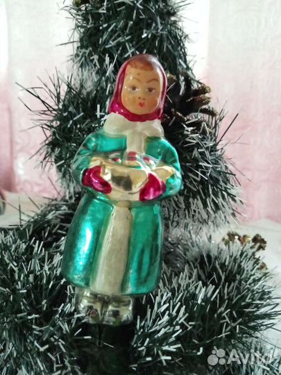 Елочная игрушка СССР Дарёнка