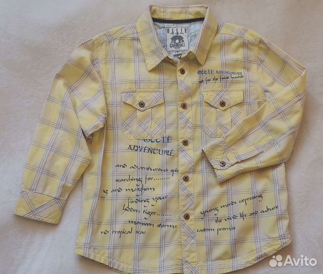 Рубашка для мальчика 6-7 лет Ollie