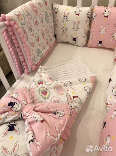 Бортики в детскую кроватку