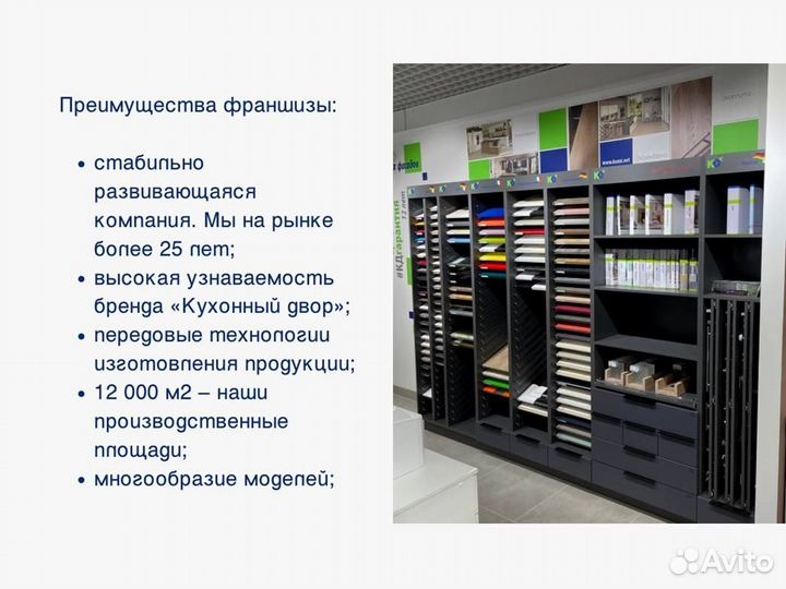 Магазин кухонь, франшиза