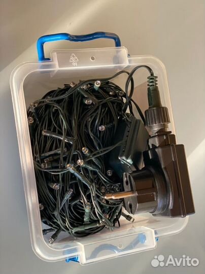 Гирлянда светодиодная 16 метров OBI