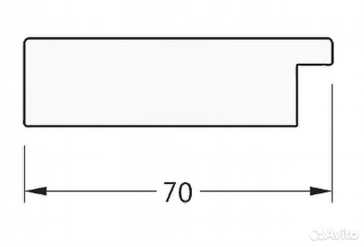 Зеркало Evoform Definite 106х56 BY 3083 в багетно