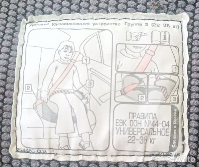 Детское автокресло 9-36кг