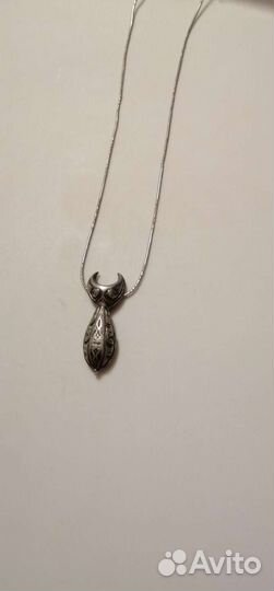 Брош из серебра