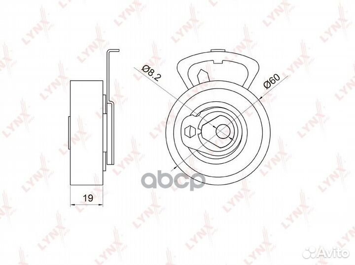 Ролик натяжной / грм подходит для skoda Fabia 1.4