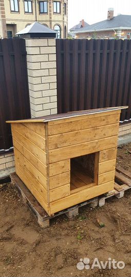 Будка для собаки утепленная