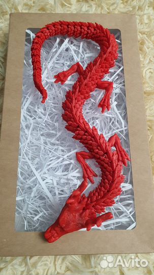 Подвижный дракон 3D печать символ Нового Года