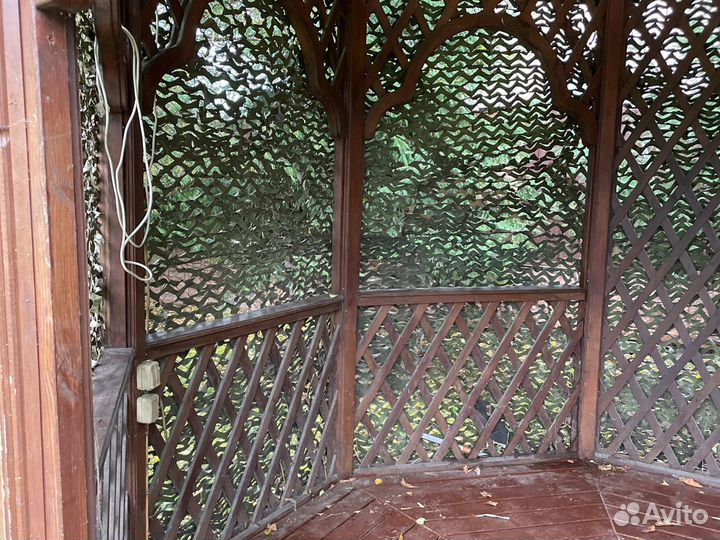 Продам беседку дерево под разбор и самовывоз 4,5 х