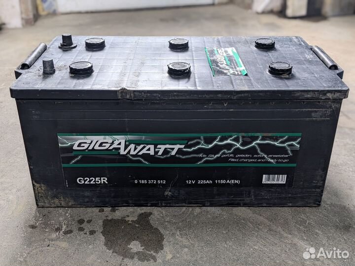 Аккумулятор 225 Ач б/у