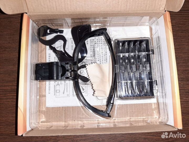 Очки лупа с подсветкой