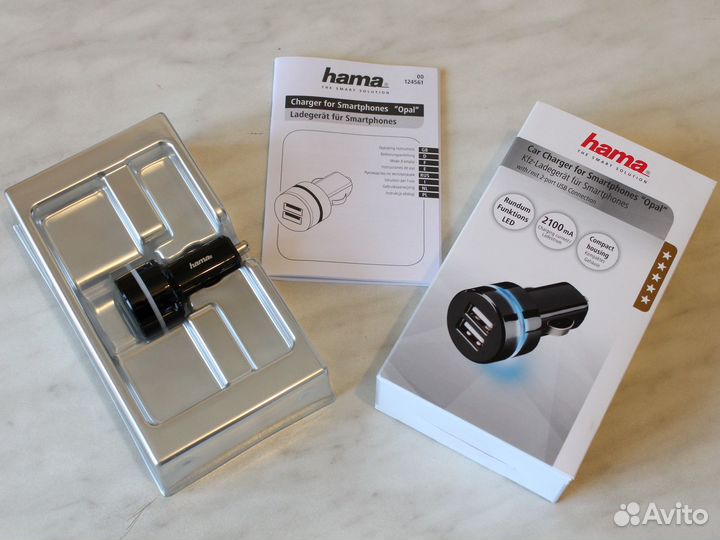 Автомобильное зарядное устройство Hama