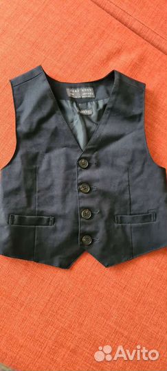 Жилет zara синий