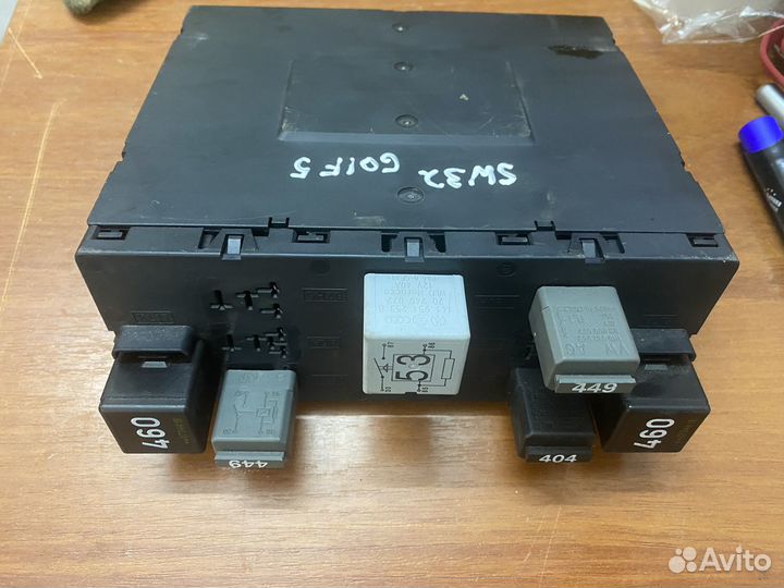 Блок управления бортовойсети golf 5