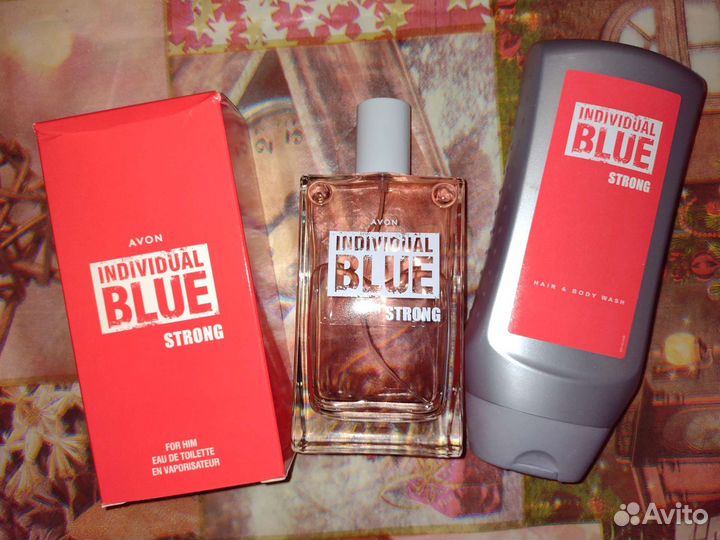 Мужской подарочный набор individual blue strong