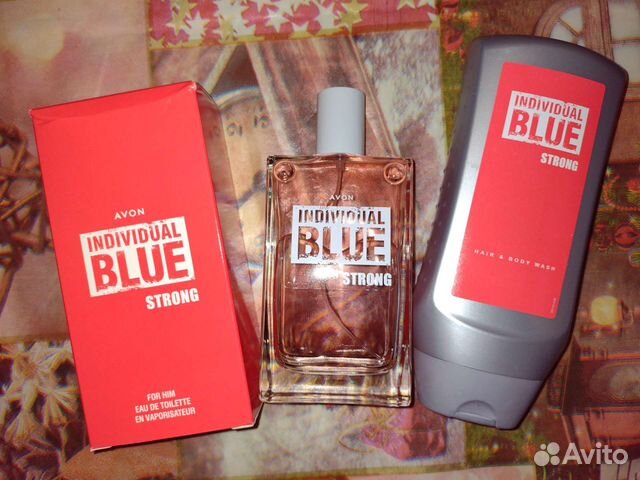 Мужской подарочный набор individual blue strong