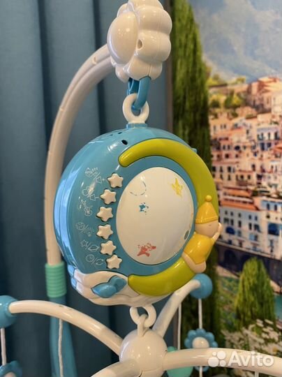 Мобиль для детской кроватки bedsidebell baby