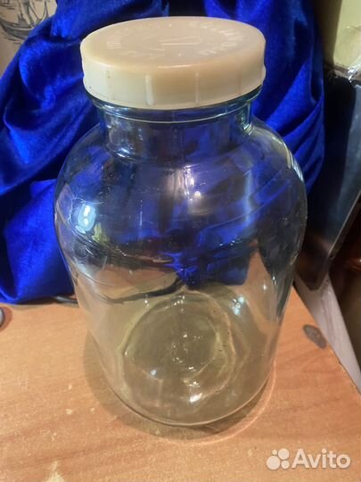 Банки стеклянные с крышками на 5 л удобные для ква