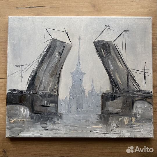 Картина маслом на холсте. Санкт-Петербург