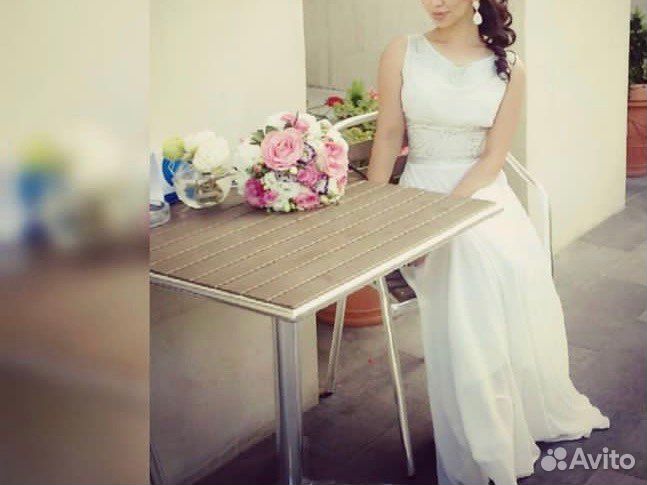 Белое Свадебное платье