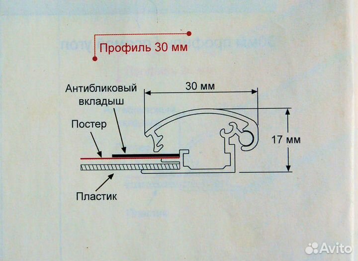 Рамки для постеров B0 (1,0 м х 1,4 м), европа