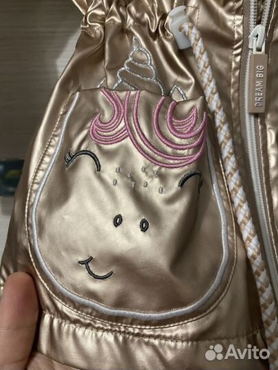 Плащ куртка для девочки 98-104