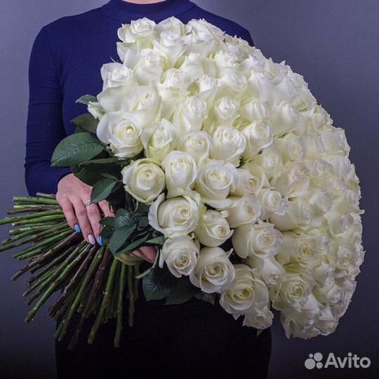 Букет 101 роза. Цветы доставка по городу