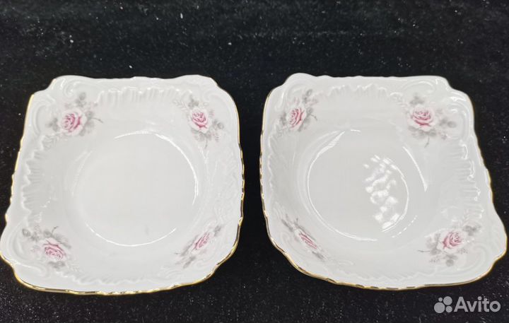 Набор 2-х фарфоровых салатников 12 см Польша