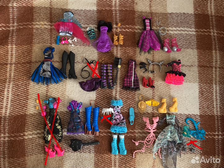 Аксессуары,одежда к куклам монстер хай