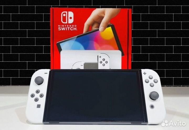 Nintendo Switch Oled прошитая + игры