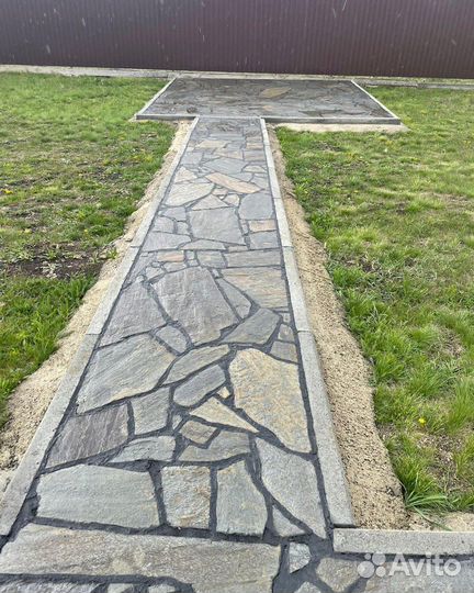 Камень плитняк природный строительный