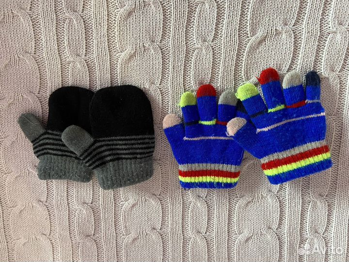 Шапки и перчатки детские
