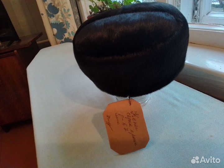 Мужская шапка, кепи Мех Серка р -р 56 - 57