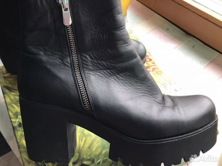 Ботильоны, ботинки, полу Сапожки