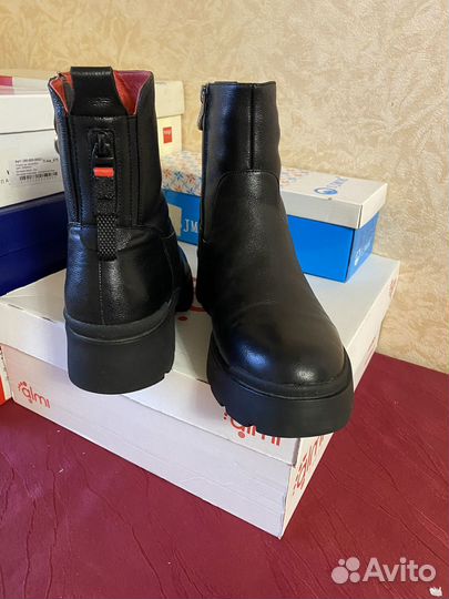 Сапоги ботинки зимние р 38 нат кожа и мех