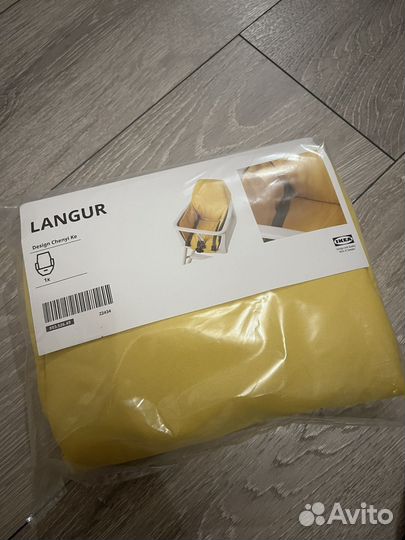 Чехол для стульчика -вкладыш икеа лангур