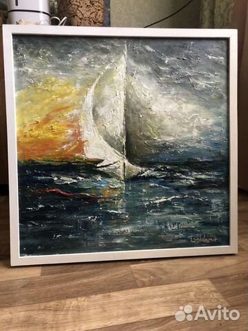 Картина маслом абстракция