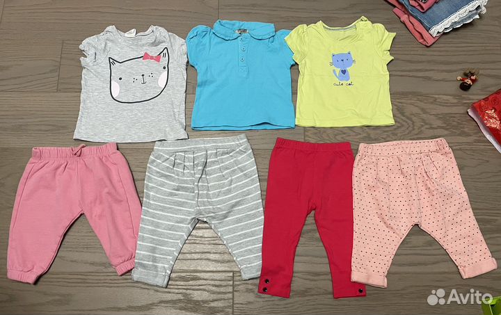 Одежда для девочки от 6 до 9 месяцев