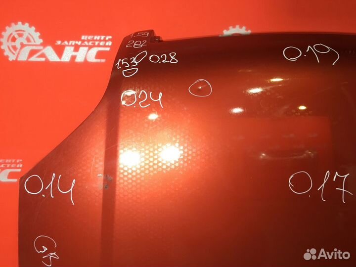 Капот Ford Fusion хетчбэк fxja 1.4L 1388 куб.см