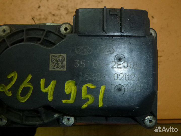 Заслонка дросельная электрическая hyundai tucson 2