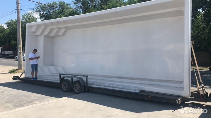 Композитный бассейн Ривьера 1000