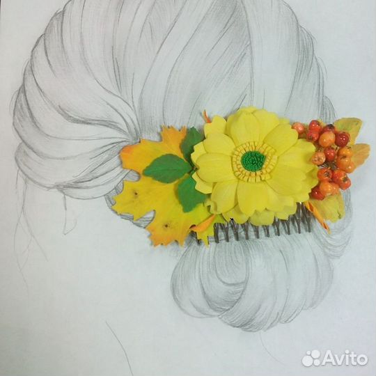 Гребень ручной работы