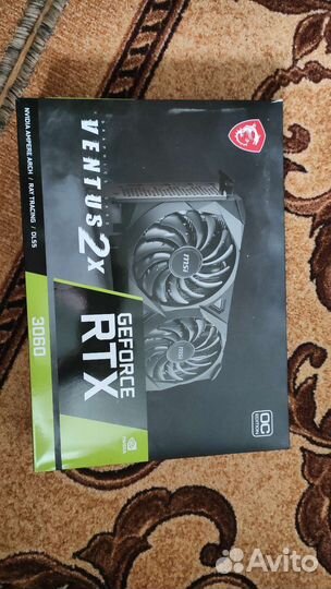 Видеокарта MSI GeForce RTX 3060 (LHR) 12GB