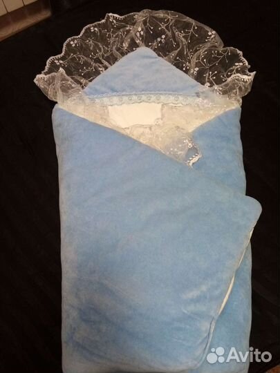 Конверт на выписку для мальчика зимний