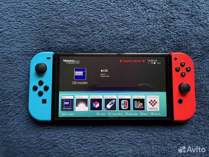 Nintendo switch oled 128г