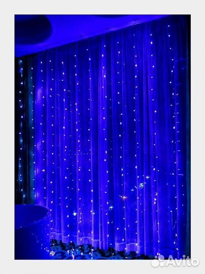 Гирлянда штора 3х2