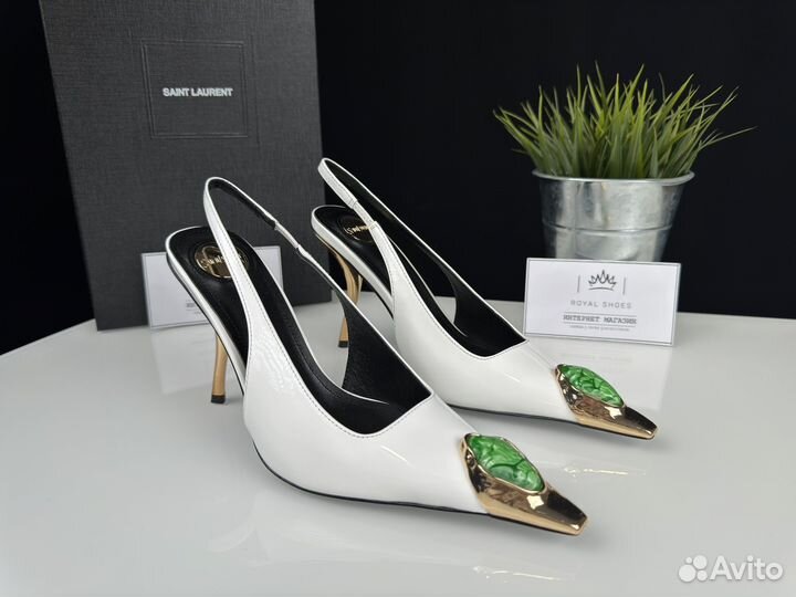 Туфли женские Saint Laurent Slingback