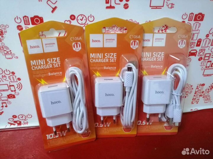 Зарядное устройство USB Hoco micro 10.5w кгн06