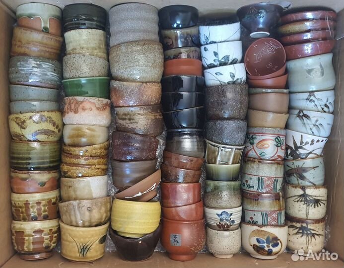 Маленькие чайные чашки винтажные, Япония, листайте